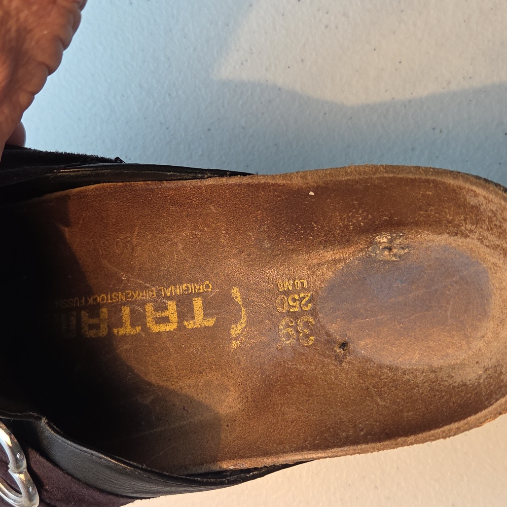 Birkenstock Tatami Black Size 39 L8 M6 - Picture 8 of 11